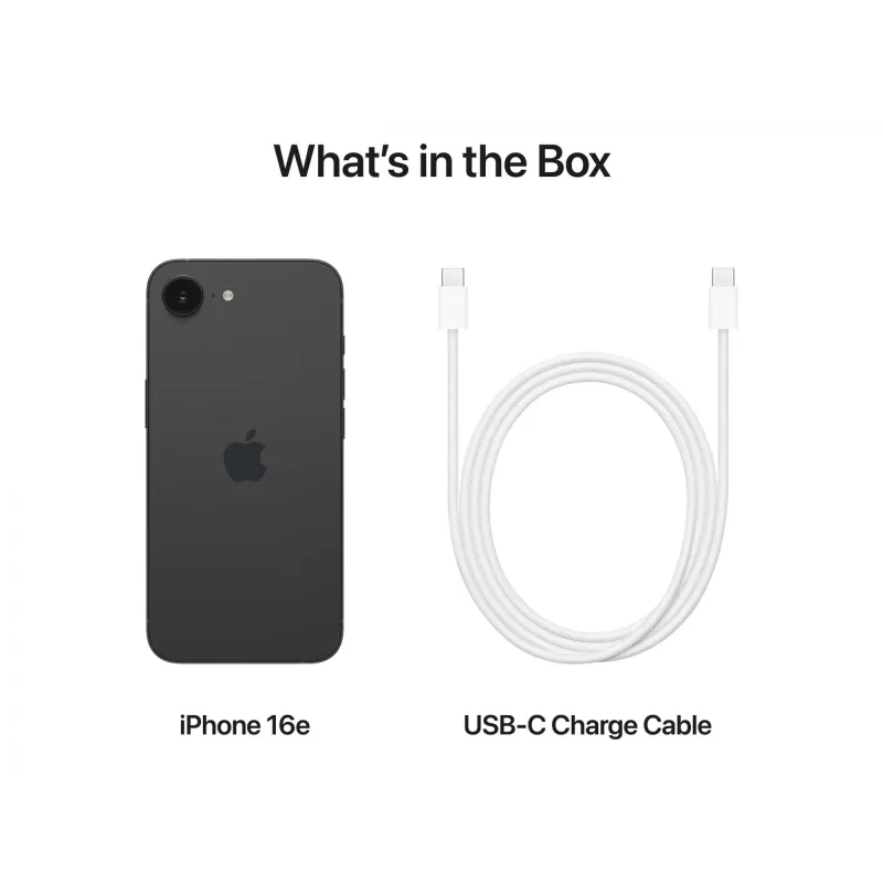 Viedtālrunis Apple iPhone 16e 6.1 collu 256 GB Melns