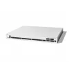 Cisco Catalyst C1300-24XS pārvaldāms L2/L3 tīkla slēdzis, 24 porti (20x 10GE SFP+ + 4x 10GE kopīgie augšupsaites porti), 480 Gbit/s, RJ-45/USB-C konsole, 16 000 MAC tabula, uzstādāms statīvā, pelēks