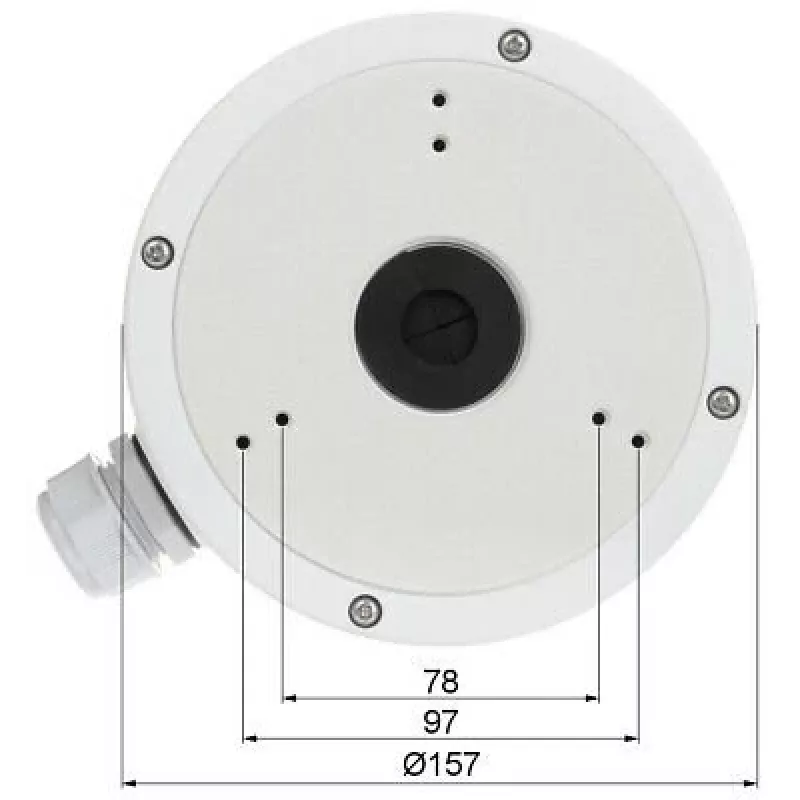 Hikvision Digital Technology DS-1280ZJ-M pieslēguma kārba drošības kamerai