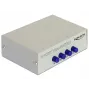 DeLock Switch VGA 4 port manuāls divvirzienu - ekrāna slēdzis - 4 x VGA - Galddatora (87635)