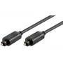 Microconnect TT620BKAD optiskais audio kabelis 2 m TOSLINK Melns