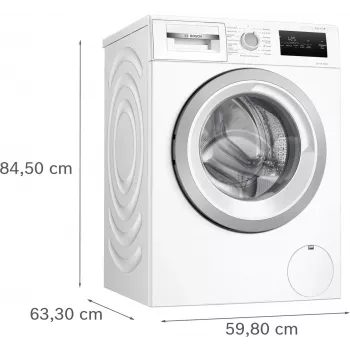 Bosch WAN2813APL Series 4 Priekšējās ielādes veļas mašīna 8 kg 1400 apgr/min Balta