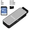 Hama 123900 karšu lasītājs USB 3.2 Gen 1 (3.1 Gen 1) Melns, Sudrabs