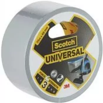 Līmlente auduma 3M Scotch 48 mm x 25 m, sudraba, elastīga auduma remonta lente