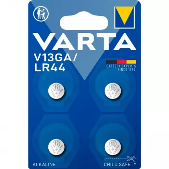 Vienreizējās lietošanas baterija Varta 04276 101 404 LR44 sārma 11,6x5,4 mm