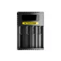 Lādētājs Nitecore Ci4 — universāls USB lādētājs litija jonu, NiCd un NiMH akumulatoriem, 5/9/12V ieeja, 3A, plastmasa, 0.1914 kg