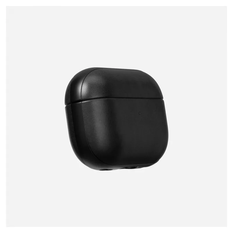 Case Nomad Modern Leather Case — āda, mikrošķiedra, polikarbonāts, melns