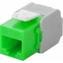 Wentronic Goobay CAT 6a KeyStone RJ45 Ligzda, Neekranēta, 500MHz, Zaļi-Balta (90687)