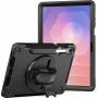 Kickstand Maciņš jt berlin Samsung Galaxy Tab S11 ar Izturīgu Rokas Siksnu — Melns