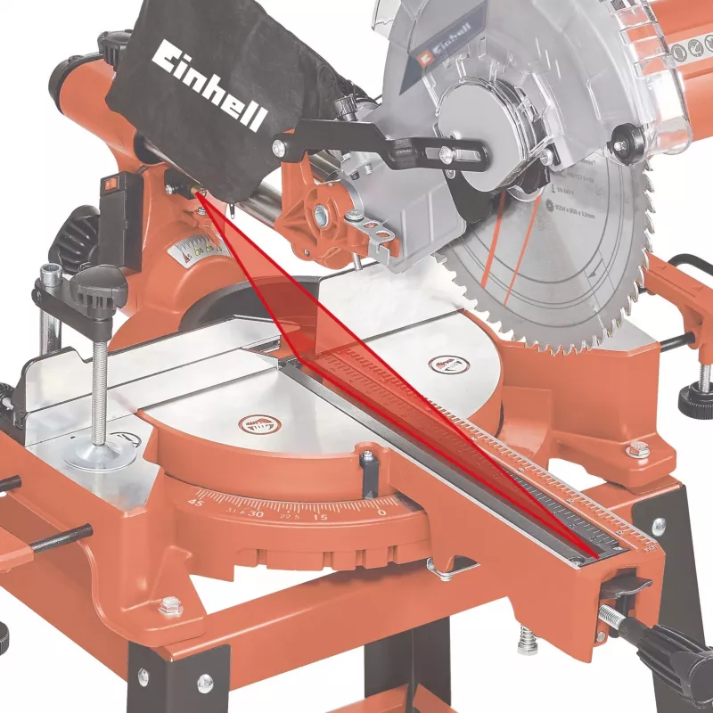 Einhell TC-SM 2531/2 U Šķērsgriešanas un slīpgriešanas zāģis