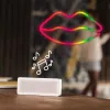 Neona zīme MANTA SNL61RGB LIPS RGB krāsu maiņas dekoratīvā zīme