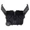 Instrumentu kaste KETER CANTILEVER Job Box (17203037/238270) uz riteņiem Melna