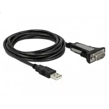 DELOCK Adapter USB 2.0 Type-A uz 1 x Seriālais RS-232 DB9 3 m