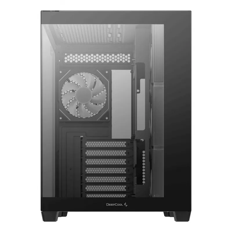 DeepCool CG530 4F Mid Tower korpuss, melns, rūdīts stikls