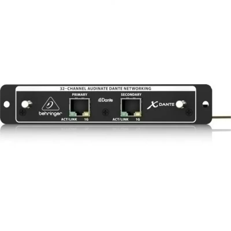 Paplašinājuma karte Behringer X-DANTE X32 — Dante tīkla audio 32 kanāli