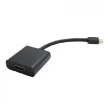 VALUE Mini DisplayPort (vīriņš) uz HDMI (sieviete) adapteris, DisplayPort 1.2, melns (12.99.3142)