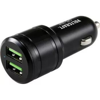 VOLTCRAFT CPS-36W VC-11015375 autolādētājs ar USB, izejas strāva (maks.) 3 A, 2 x USB