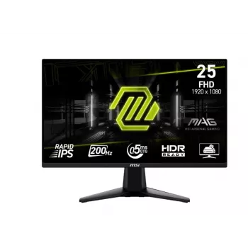 MSI MAG 255FDE E20 24.5 collu monitors ar Rapid IPS paneli 200Hz 0.5ms
