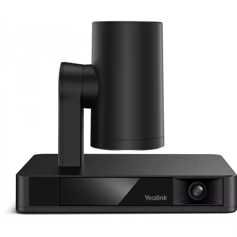 Tīmekļa kamera Yealink UVC86 Melna — 8 MP 4K Ultra HD, 30 kadri/s, RJ-45 interfeiss, 40° līdz -90° slīpums