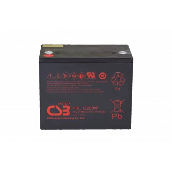 CSB Battery HRL1225W 12V 6Ah 25W Pb F2