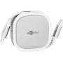 Wentronic goobay pašvelcējs USB-C kabelis balts/sudrabs 15W izturīgā korpusā - kabelis - digitālais/datu (77425)