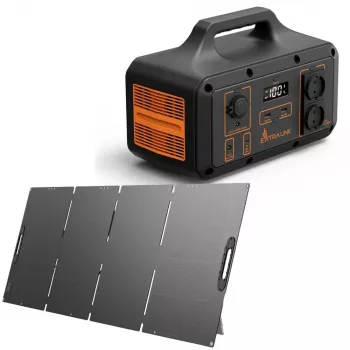 Salokāms saules panelis Extralink EPS-120W 120W Monokristālisks silīcijs