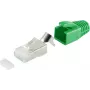 RJ-45 savienotājs ShiverPeaks 72067-10G zaļš balts