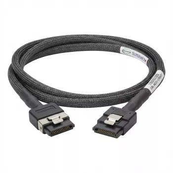 Supermicro Inc. CBL-MCIO-1270S4T1, MCIO x8 uz SlimSAS x8, 70cm, 32AWG, 85Ohm, RoHS