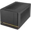 SilverStone SUGO SG14B - Tornis - Mini-DTX - bez barošanas bloka (ATX / PS/2) - Melns - USB/Audio (SST-SG14B)