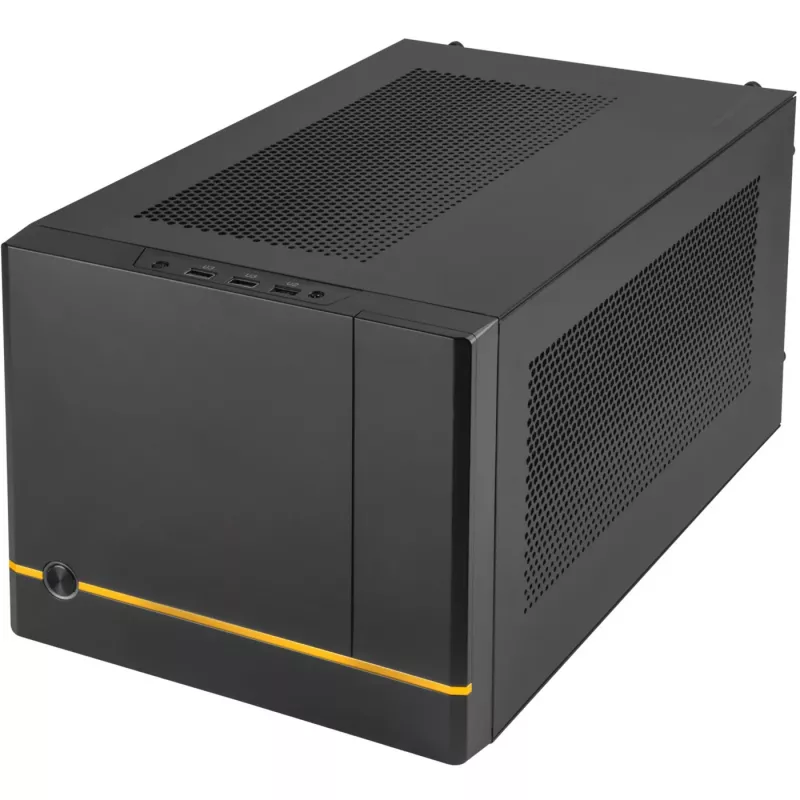 SilverStone SUGO SG14B - Tornis - Mini-DTX - bez barošanas bloka (ATX / PS/2) - Melns - USB/Audio (SST-SG14B)