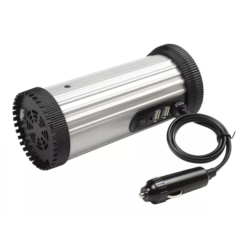 Gembird EG-PWC150-01 automašīnas invertors 150 W Melns, Pelēks