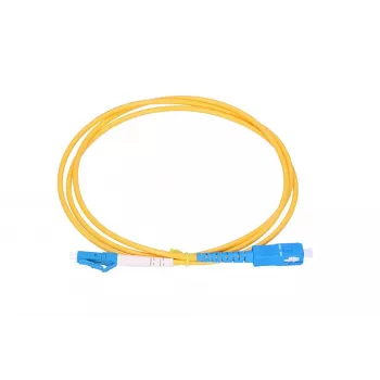 Extralink Patchcord LC/UPC-SC/UPC Vienmodas Simplex G652D 1m