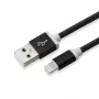 Sbox IPH7-B USB 2.0 8 Pin kabelis melns