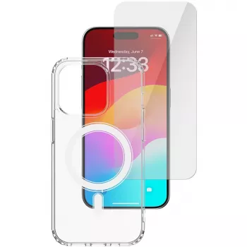 Caurspīdīgs vāciņš 4smarts 540606 iPhone 15 Plus 17 cm