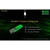 Atslēgu piekariņa lukturītis Nitecore TIKI GITD Grey — USB uzlādējams, 1 lm, 55 mm, 12 g, IP66
