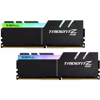 G.Skill Trident Z RGB 16 GB DDR4-4000 (2x 8 GB) Dual-Kit, F4-4000C18D-16GTZRB, melna