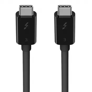 USB-C uz USB-C kabelis Belkin F2CD084bt0.8MBK 0.8 m 40 Gbit/s Melns