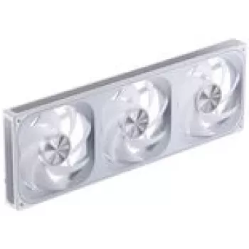 Ventilatoru komplekts Jonsbo ZA-420W — 3×140 mm PWM ARGB, balts