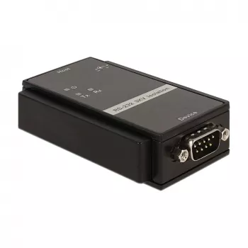 DeLOCK 62500 izolators RS-232 uz RS-232, 3 kV galvaniskā izolācija, melns