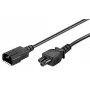 Microconnect PE080610 strāvas pagarinātājs Melns 1 m C14 savienotājs C5 savienotājs