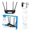 Cudy LT400 4G LTE bezvadu maršrutētājs, Fast Ethernet, vienas joslas (2.4 GHz), melns