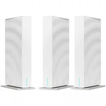 Acer Wave 7 - Wi-Fi sistēma (3 maršrutētāji) - 1GbE, 2.5GbE, Wi-Fi 7 - daudzjoslu (FF.G2UTA.003)