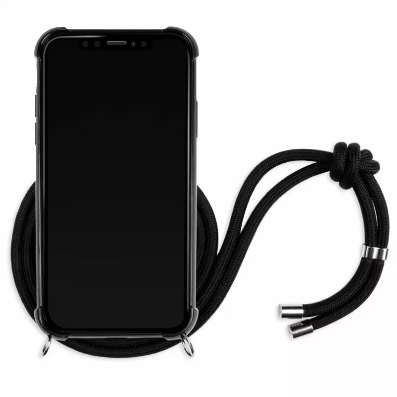 Lookabe Necklace Snake Edition telefona maciņš iPhone XR, sudraba/melns