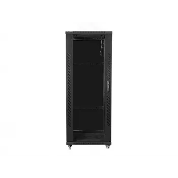 Lanberg FF01-6832-12B stāvošs skapis 19 inch 32U 600x800 mm melns (RAL 9004)