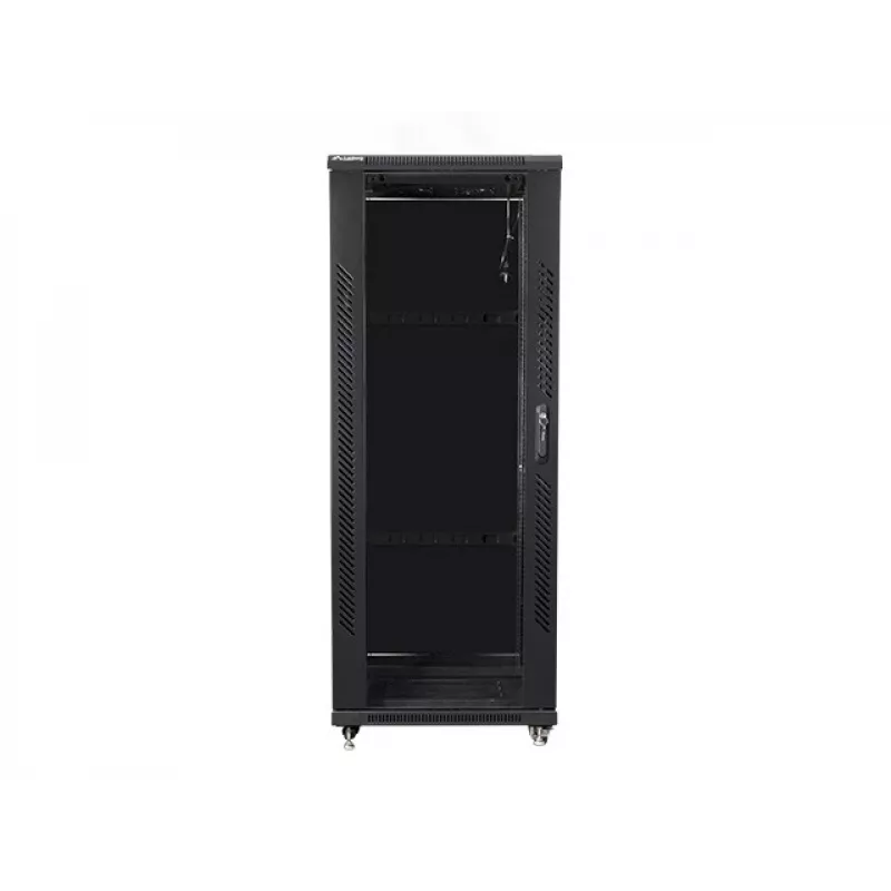 Lanberg FF01-6832-12B stāvošs skapis 19 inch 32U 600x800 mm melns (RAL 9004)