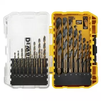 DeWalt DT70729-QZ 23 gabalu melno un zelta metāla urbjkomplekts