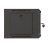Sienas stiprinājuma servera skapis LANBERG WF03-5304-10B 19 collu 4U melns, stikla durvis