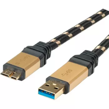 ROLINE Gold USB 3.0 kabelis, USB A spraudnis - USB 3.0 Micro B spraudnis 2,0m (11.02.8879)