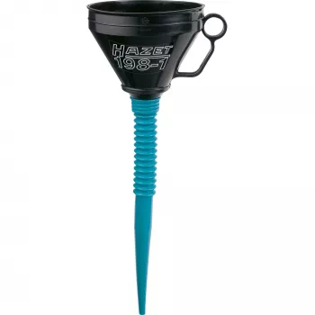 HAZET 198-1 - Schwarz - Blau - Polypropylen (PP) - Edelstahl - Motoröl - Treibstoff - 16,5 cm - 480 mm - 146 g