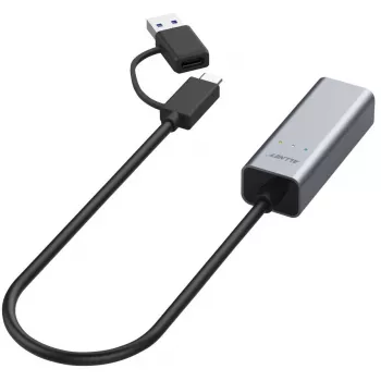 ALLNET ALL-NC-2.5G-USBC_A USB 3.0 Ethernet adapteris ar Type-C un Type-A, 2.5 Gbps